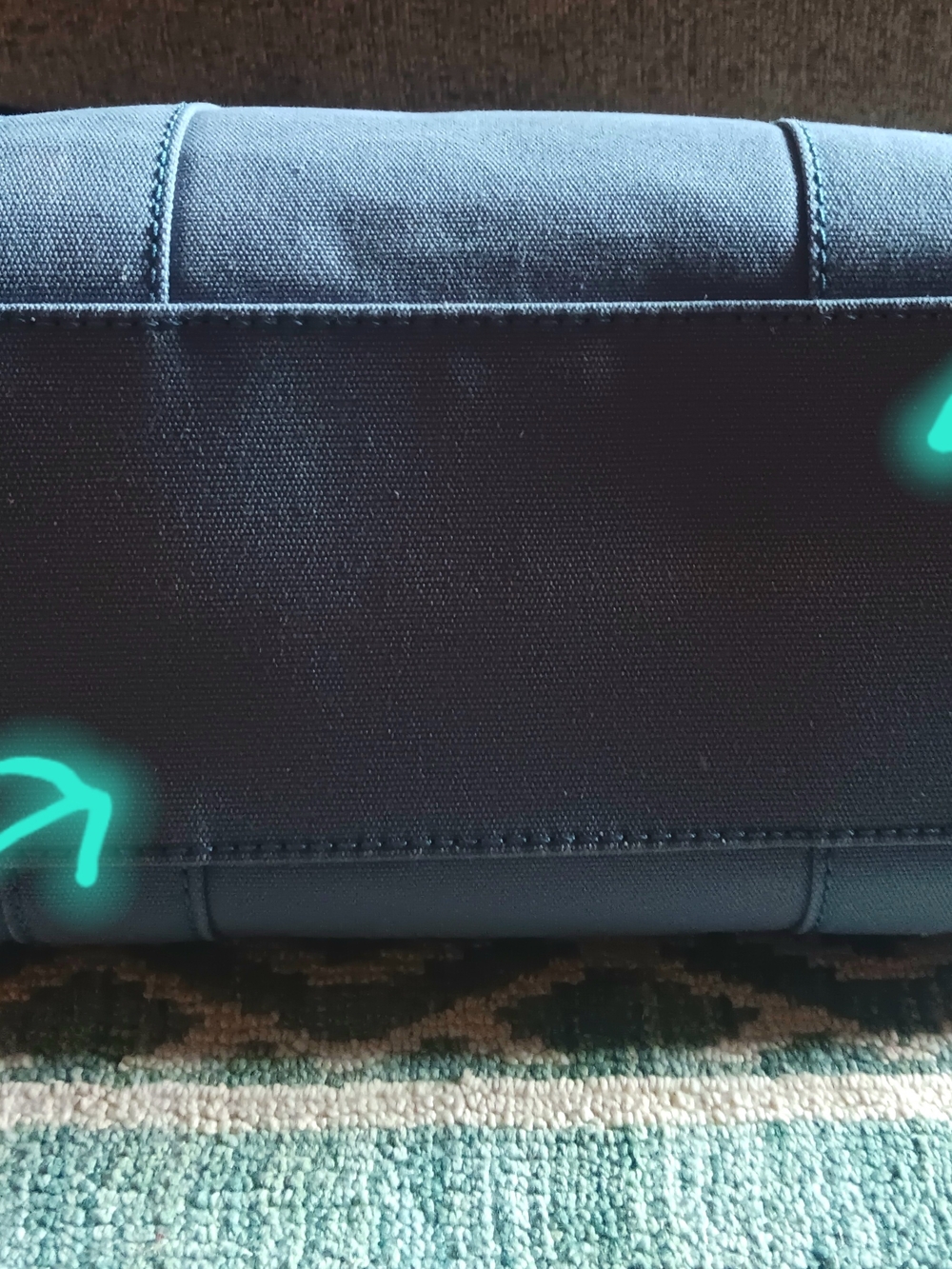 Marc Jacobs Blue Large Canvas "The Tote Bag" - Picture 6 of 6